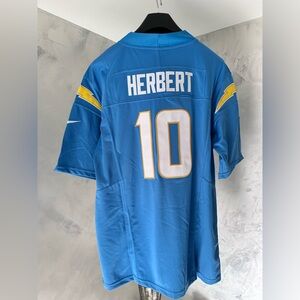 LA Chargers NFL On Field Nike Jersey with tags - #10 - Herbert - size L